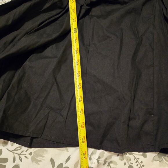 Shein Sxy Bae black Backless dress with bow and Flare hem sz Lg dark feminine - Picture 5 of 11